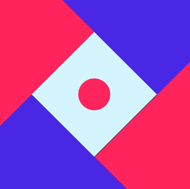 Colorful shapes changing