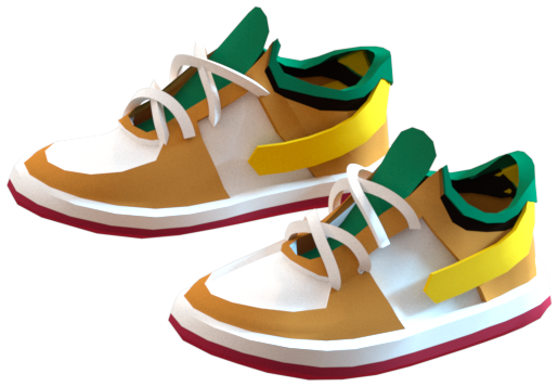 A virtual pair of shoes