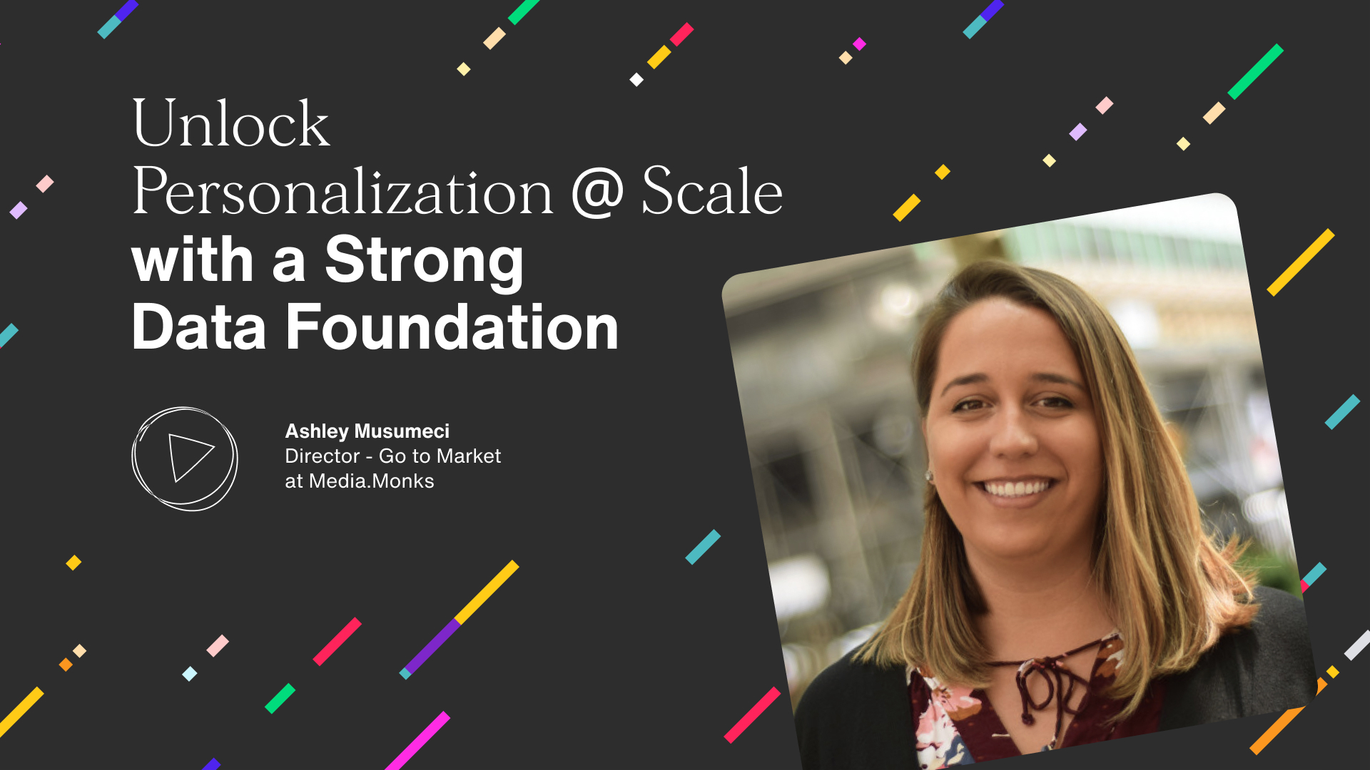 Ashley headshot on a title card