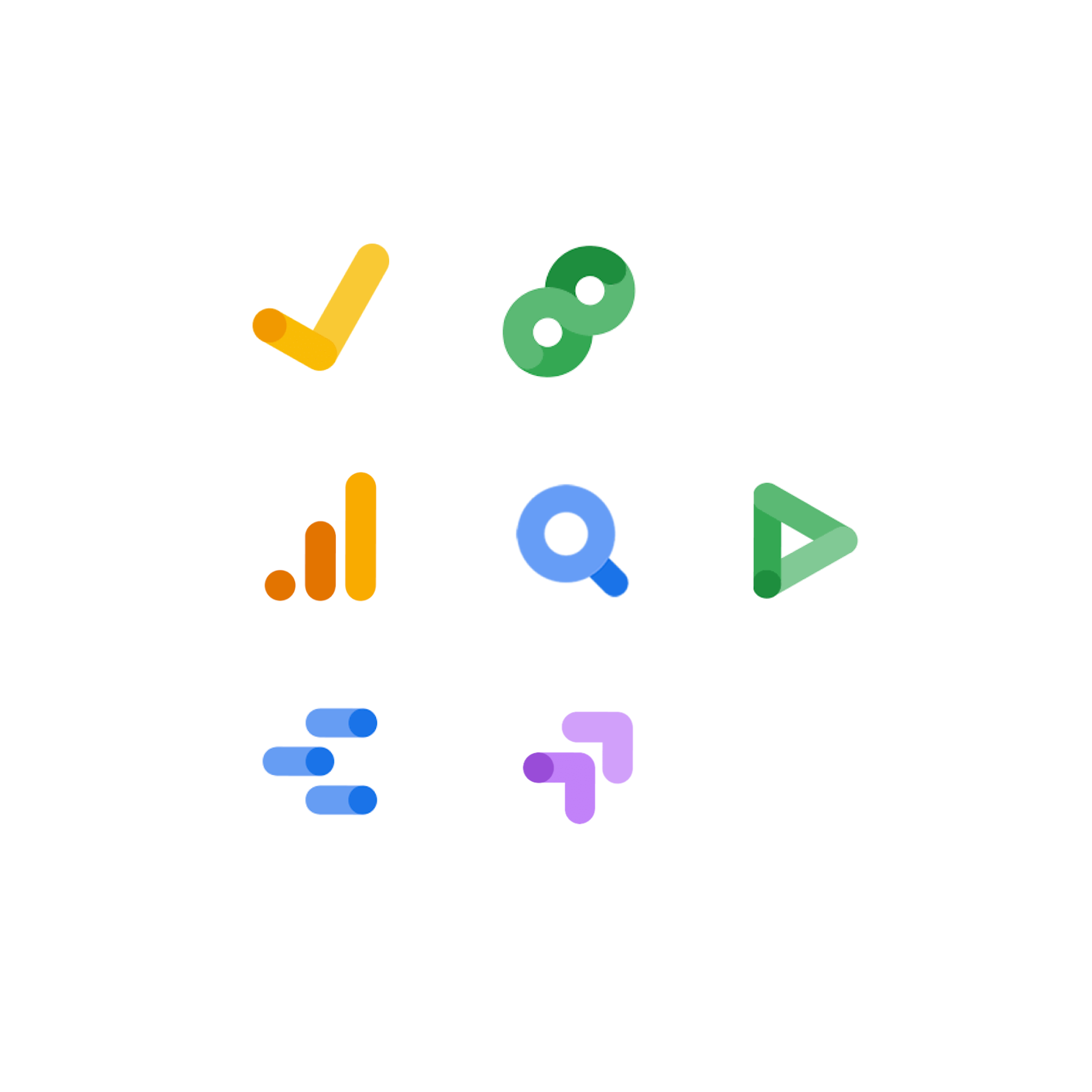 Google application logos