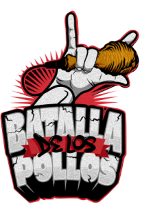 A logo style copy with Batalla de los Pollos