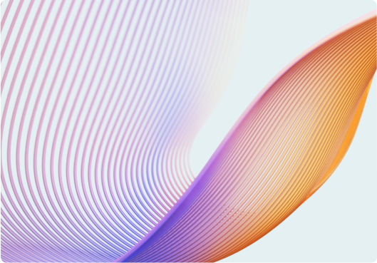 Monks.Flow branding with colorful waves