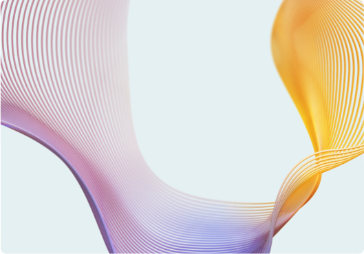 Monks.Flow branding with colorful waves