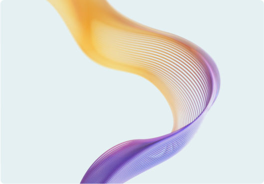 Monks.Flow branding with colorful waves