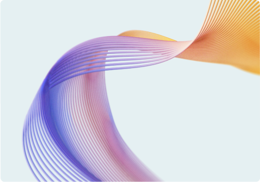 Monks.Flow branding with colorful waves