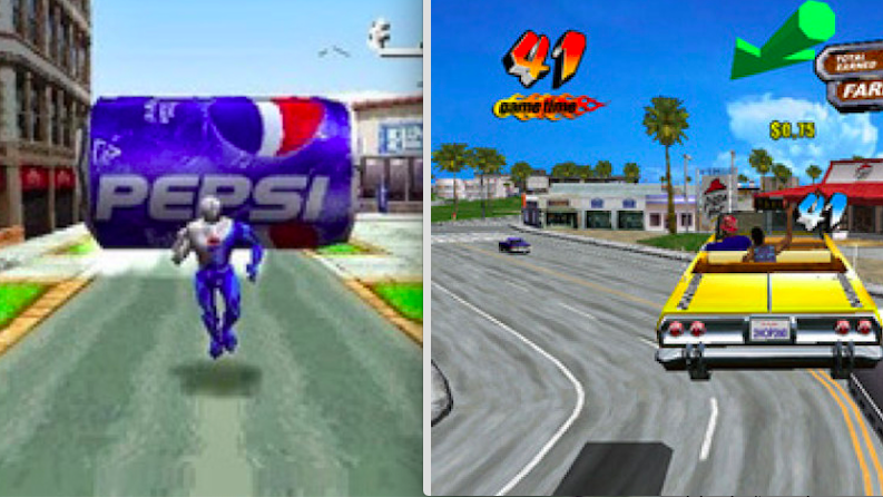 Pepsiman_Crazy Taxi
