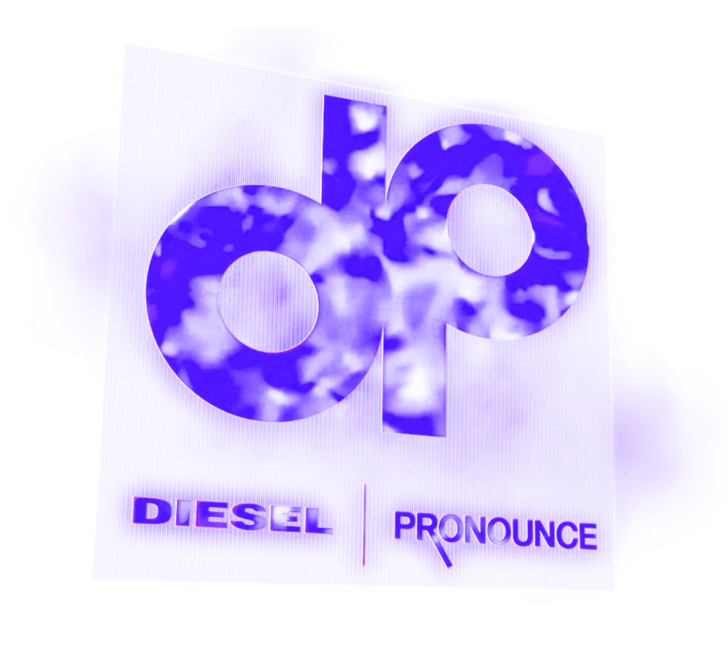 Diesel and Pronounce logo
