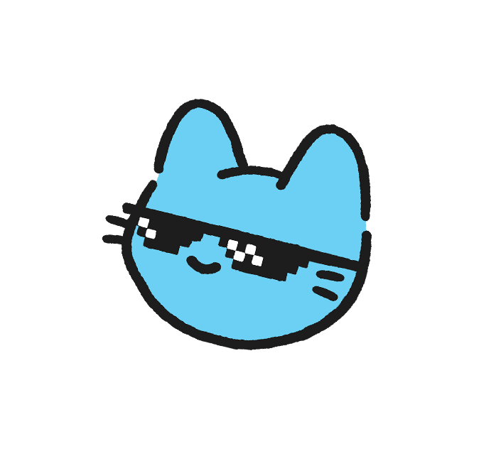Cool Cat NFT in the clouds