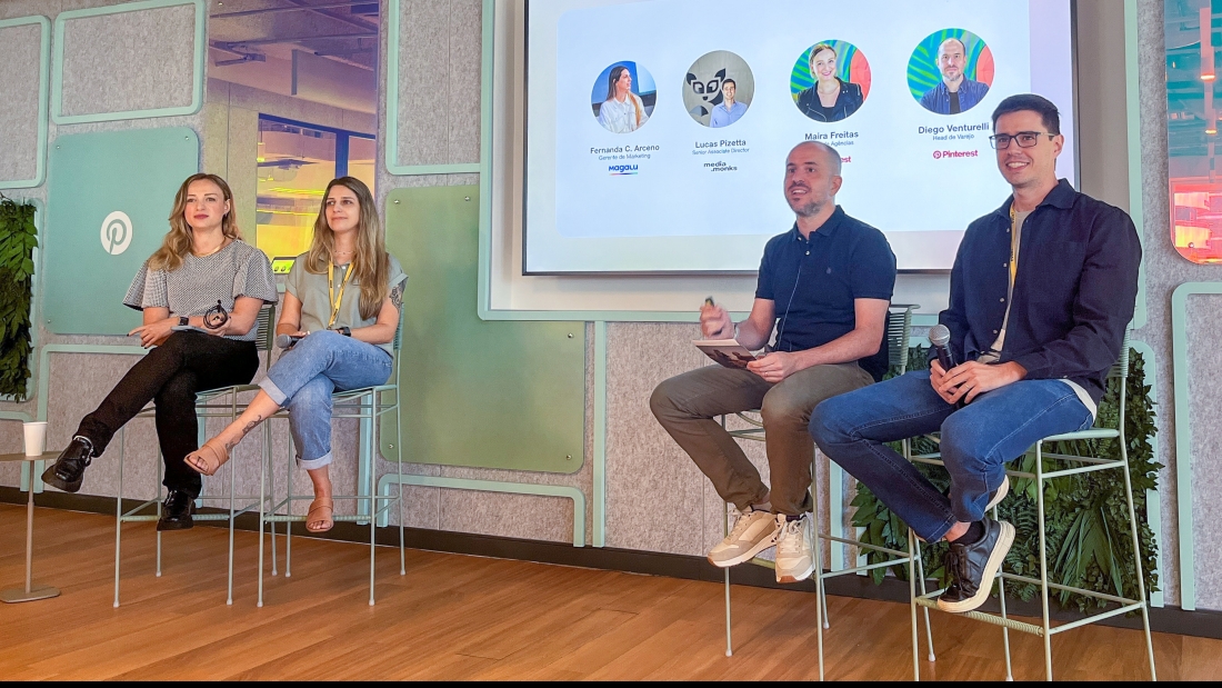 Media.Monks e Magalu em bate-papo com o Pinterest no evento Pinvision