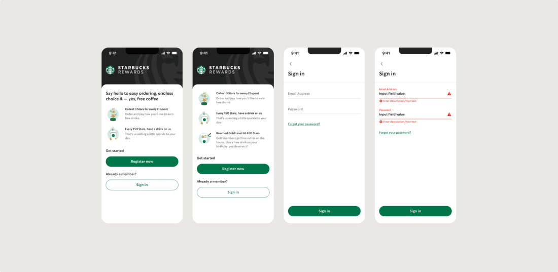 UI starbucks