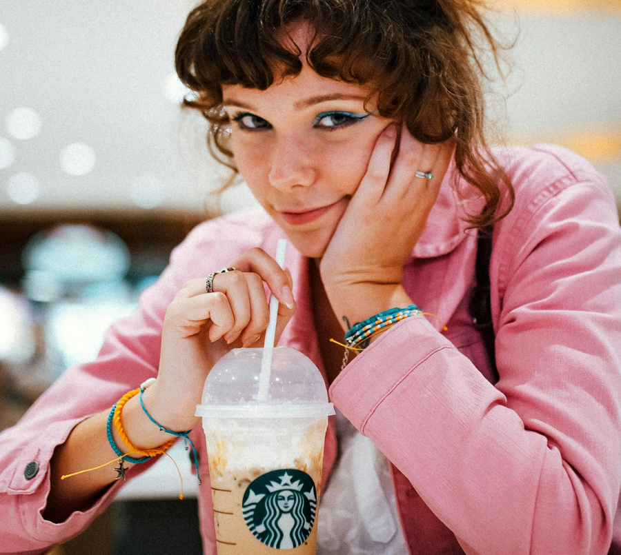 image starbucks girl