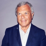 Portrait of Sir Martin Sorrell, smiling