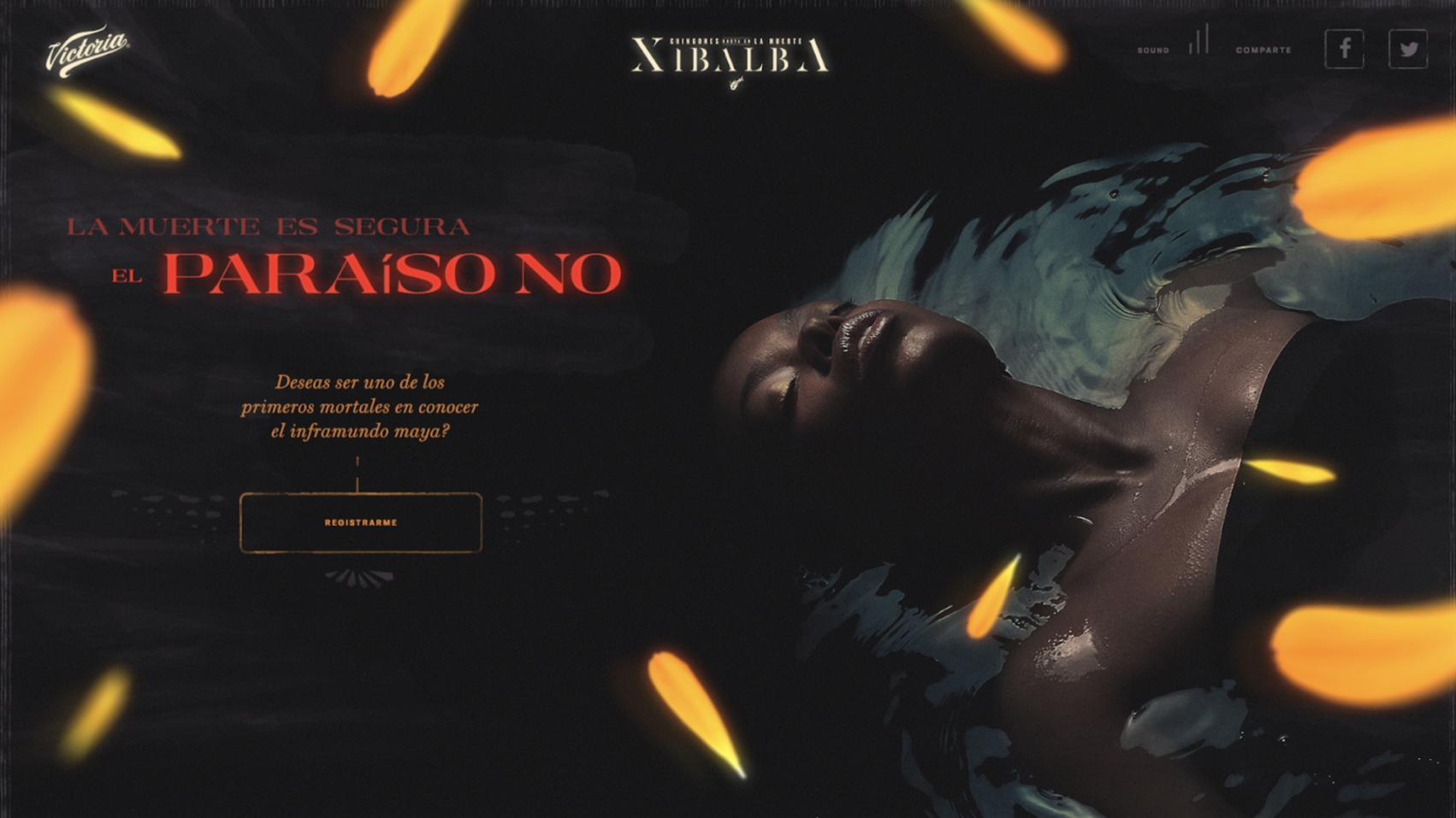 A person lays on their back with hands held on their back