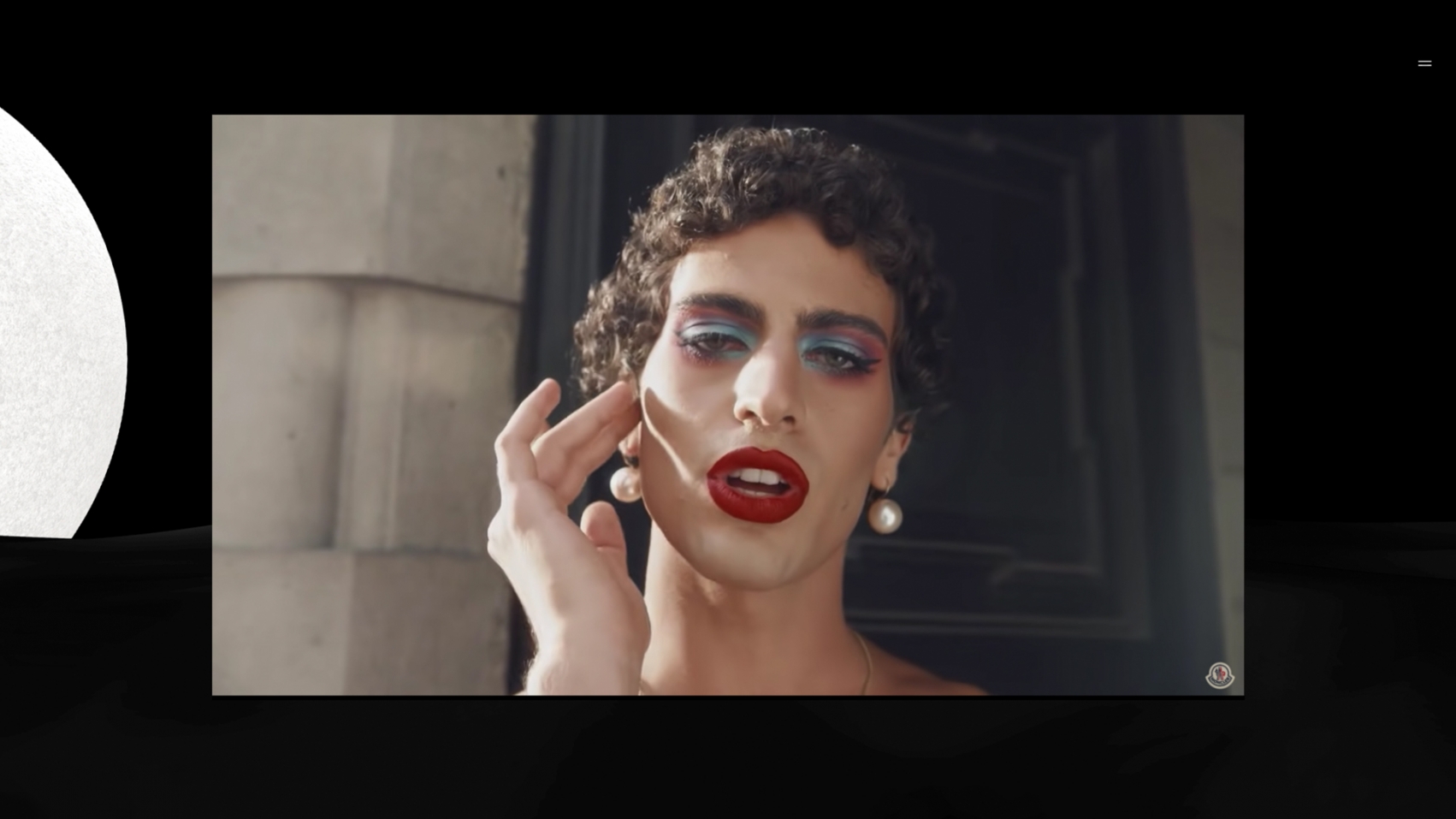 Moncler's mondogenius platform interface livestream