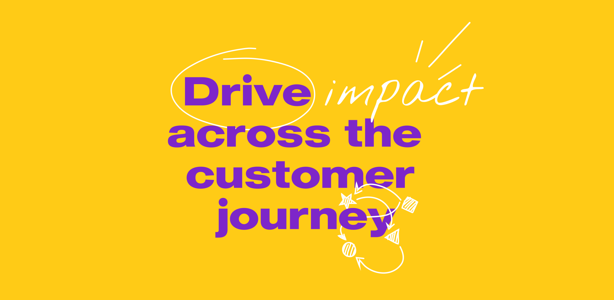 Drive impact across the customer journey.