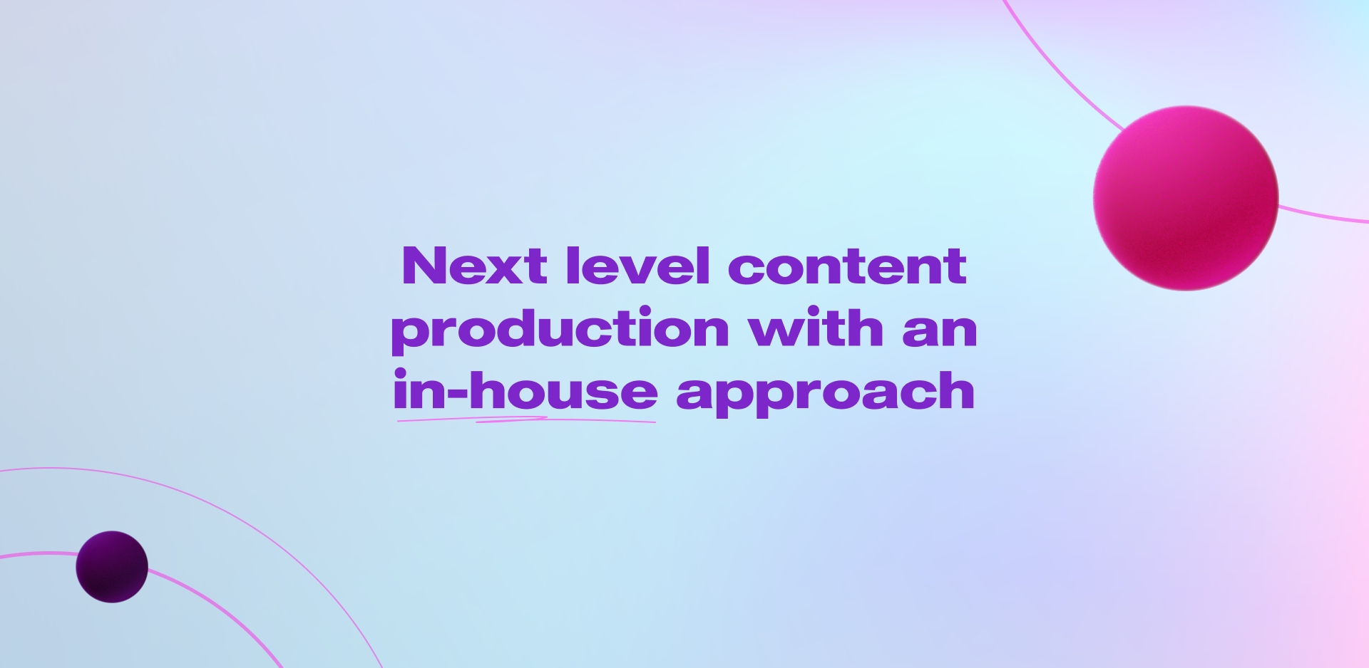 a colorful design with pink and purple and a title 