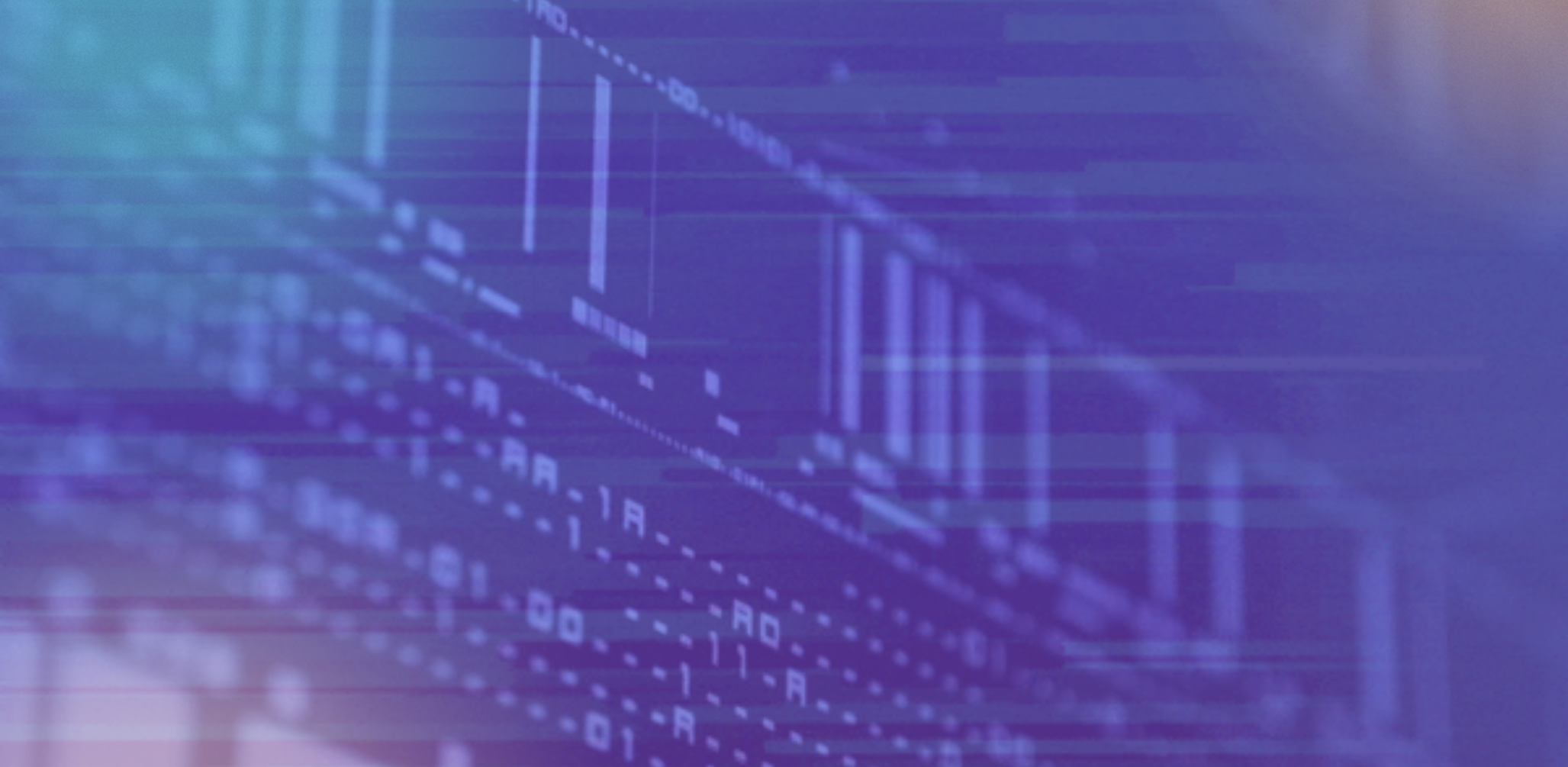 image of a computer screen with text, overlaid with purple