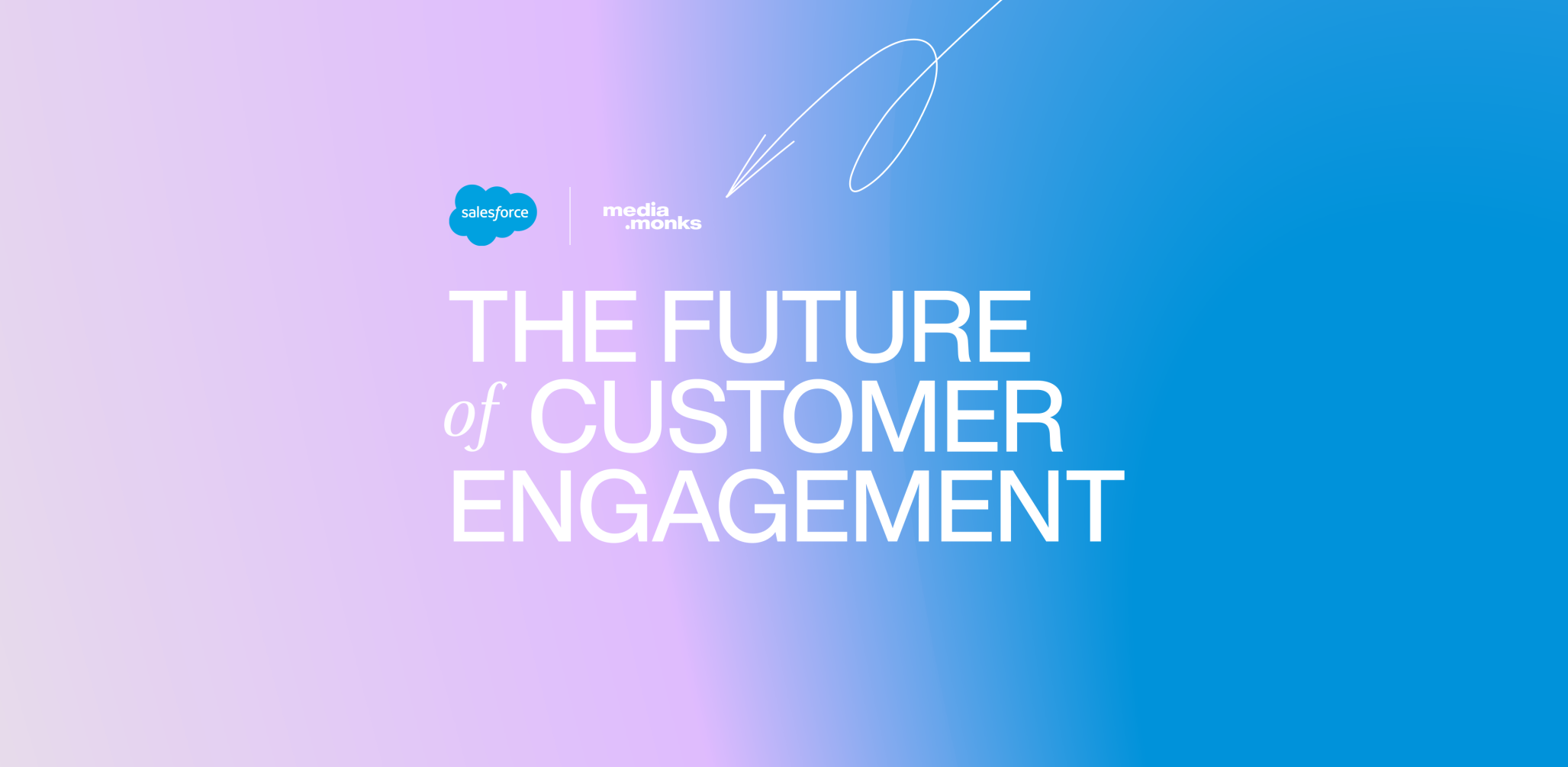 The future of customer engagement in big block letters