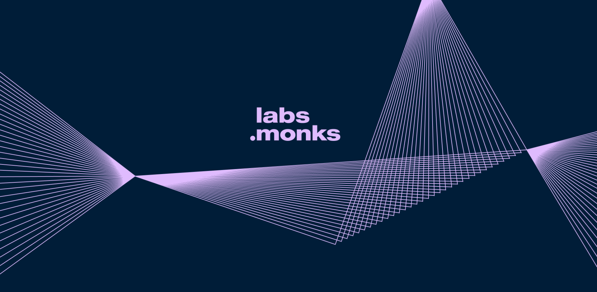 Labs.Monks logo with triangular designs