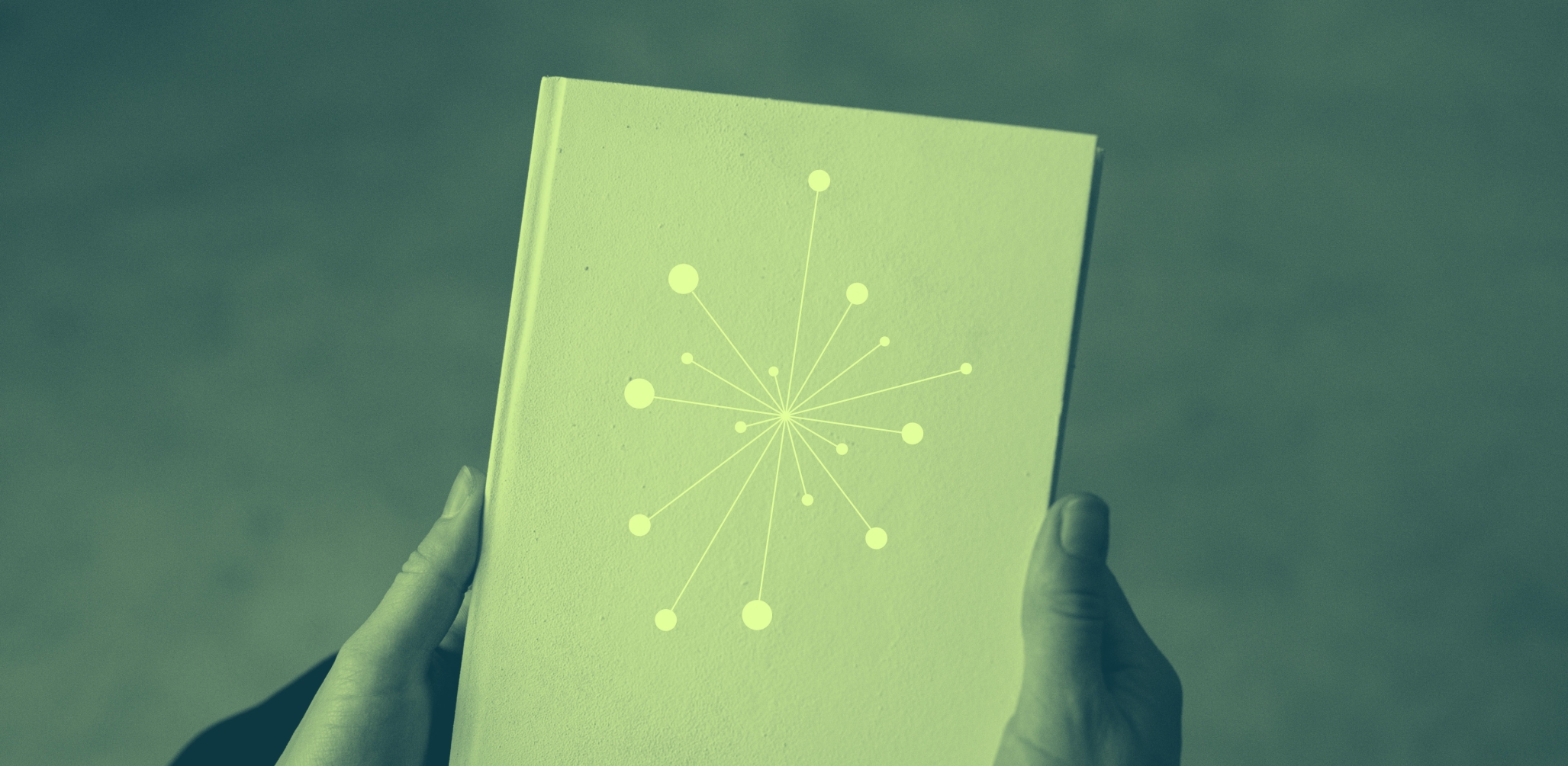 A person holding a book in their hands