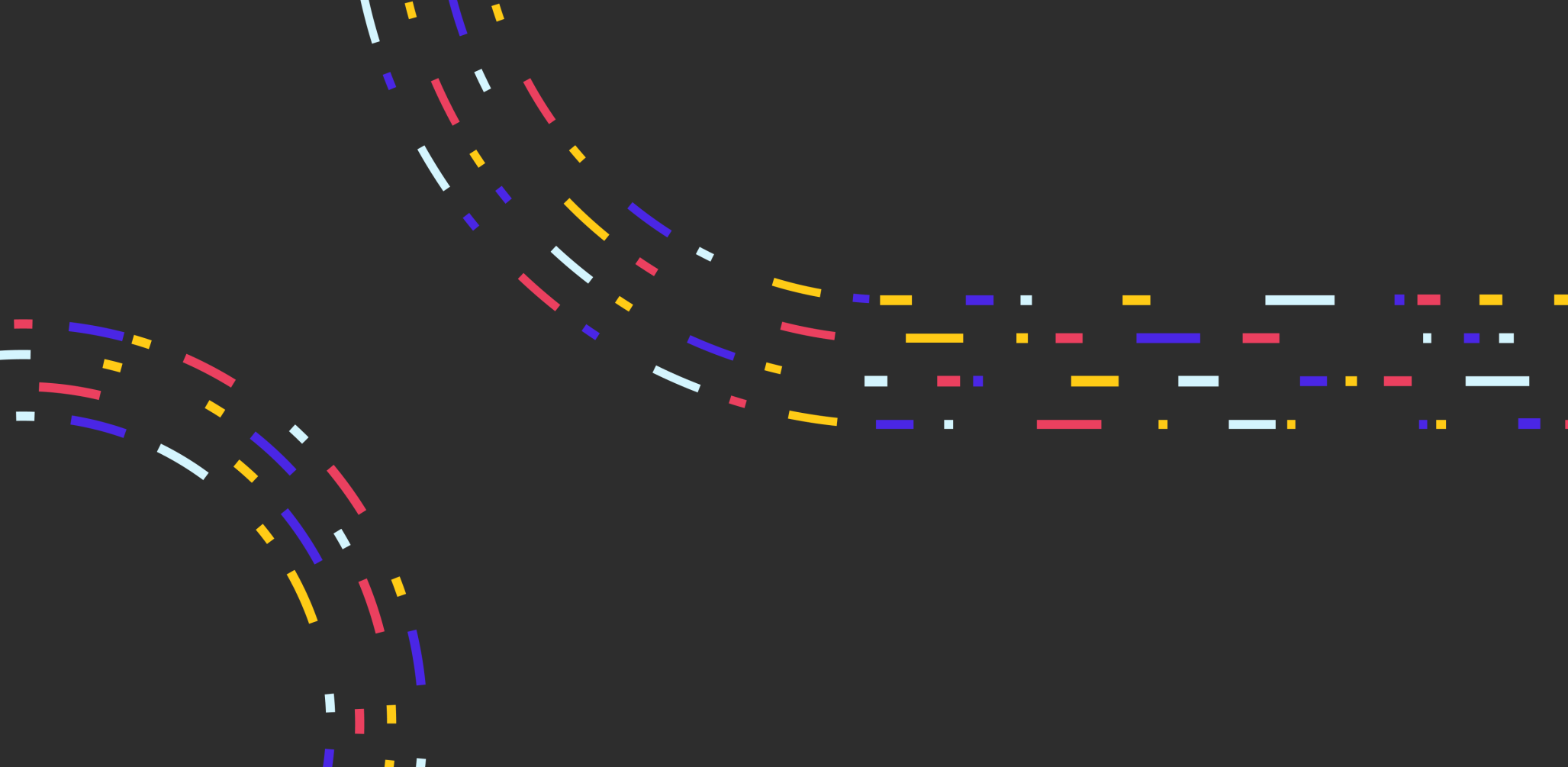 gray background with colorful lines