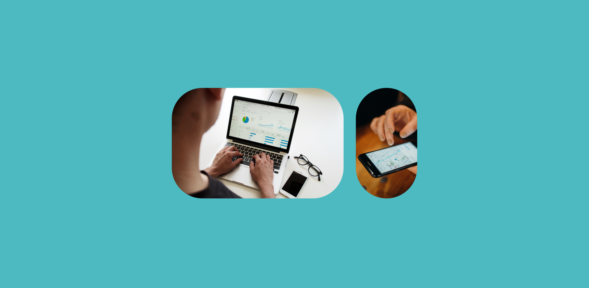 People using tablets and smartphones
