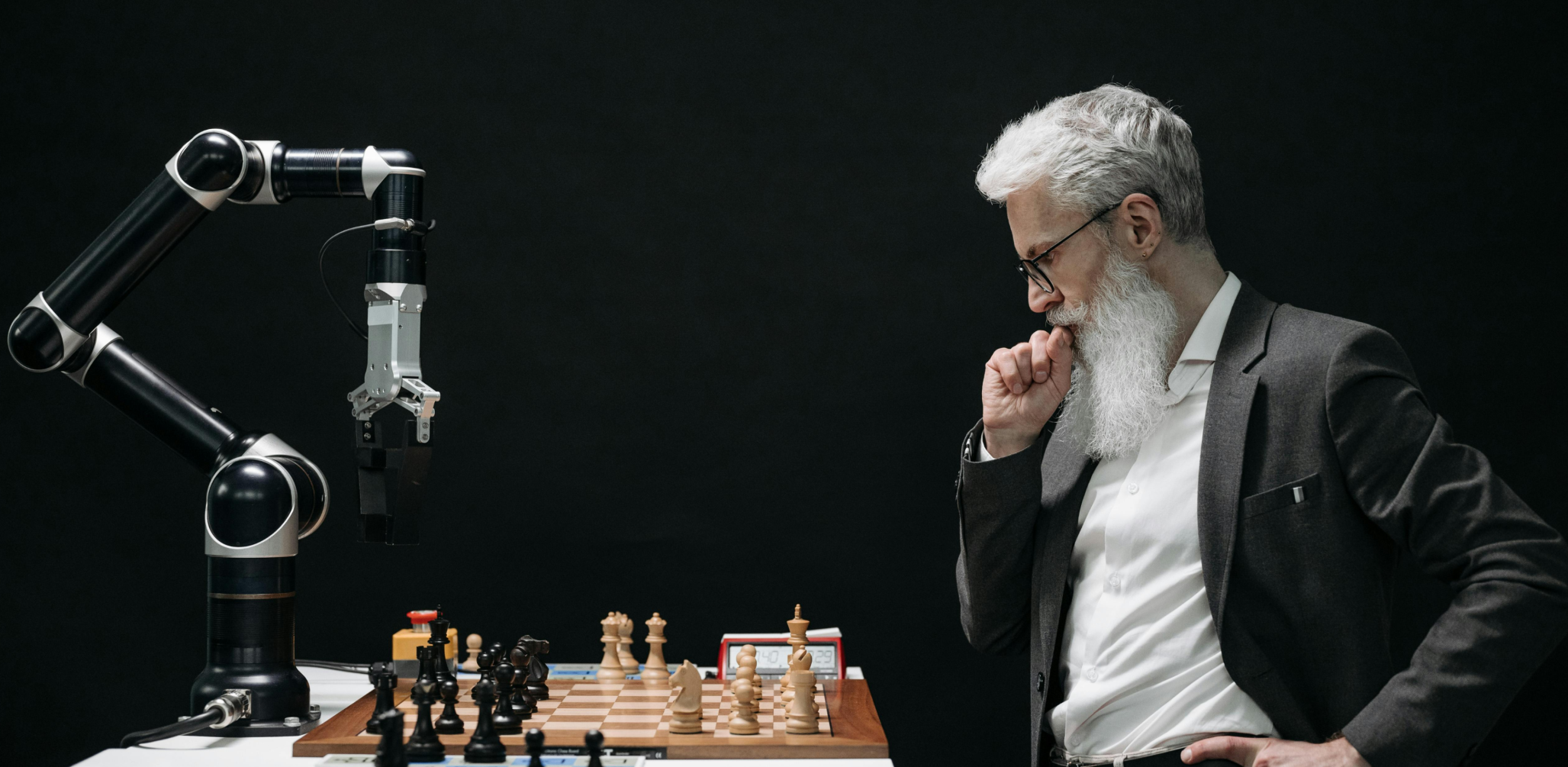Man versus machine playing chess