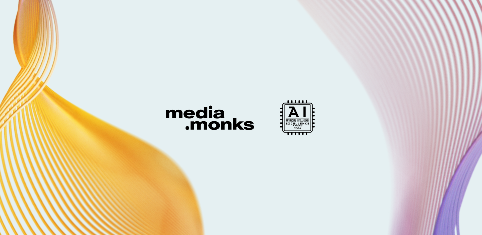 Image featuring the Media.Monks logo and the Business Intelligence AI Award logo.