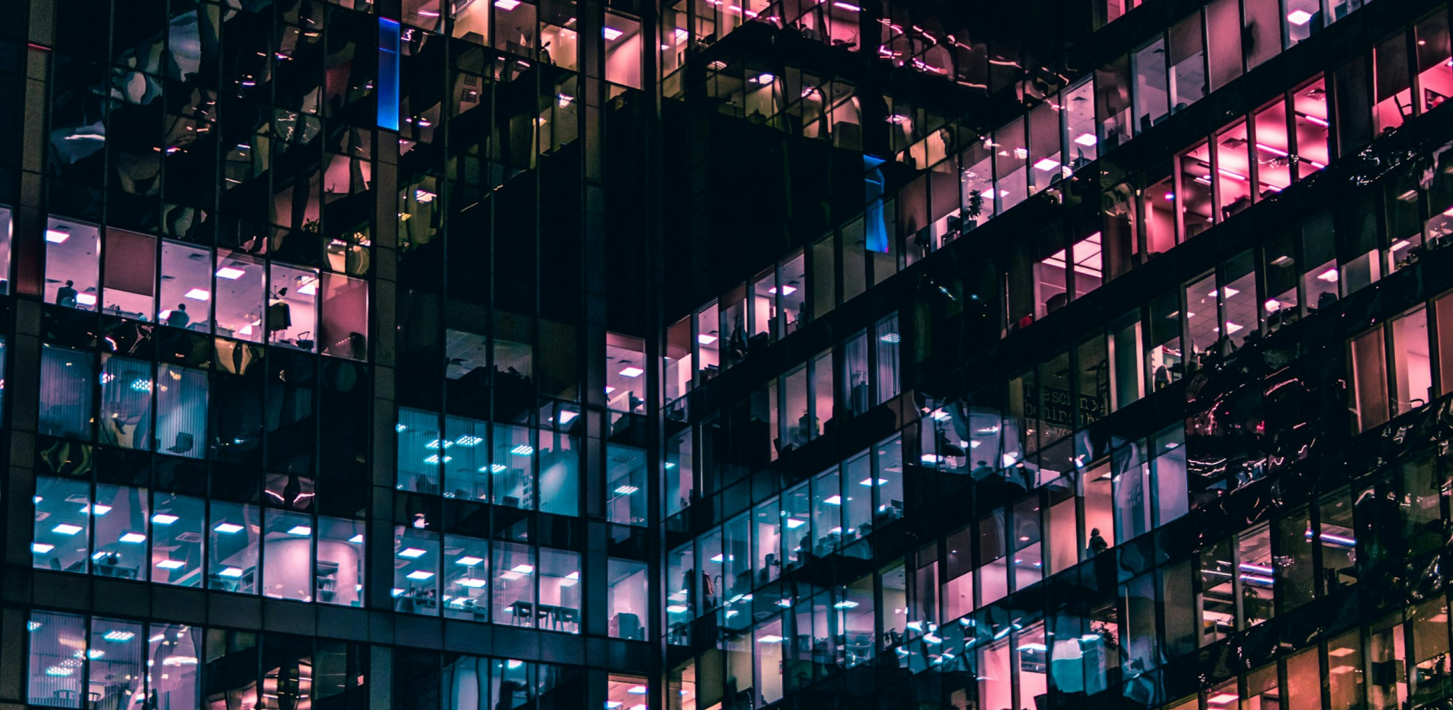 A building with many office windows