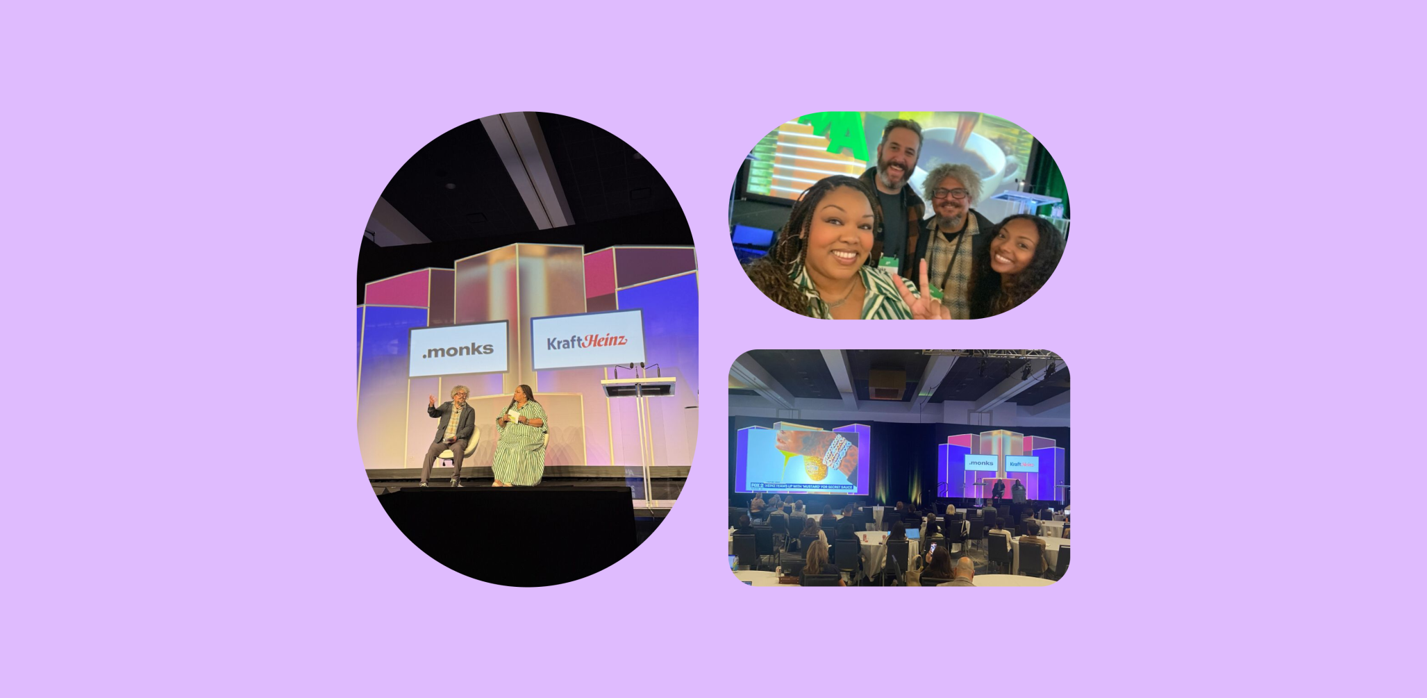 Picture collage of employees at ANA Conference 