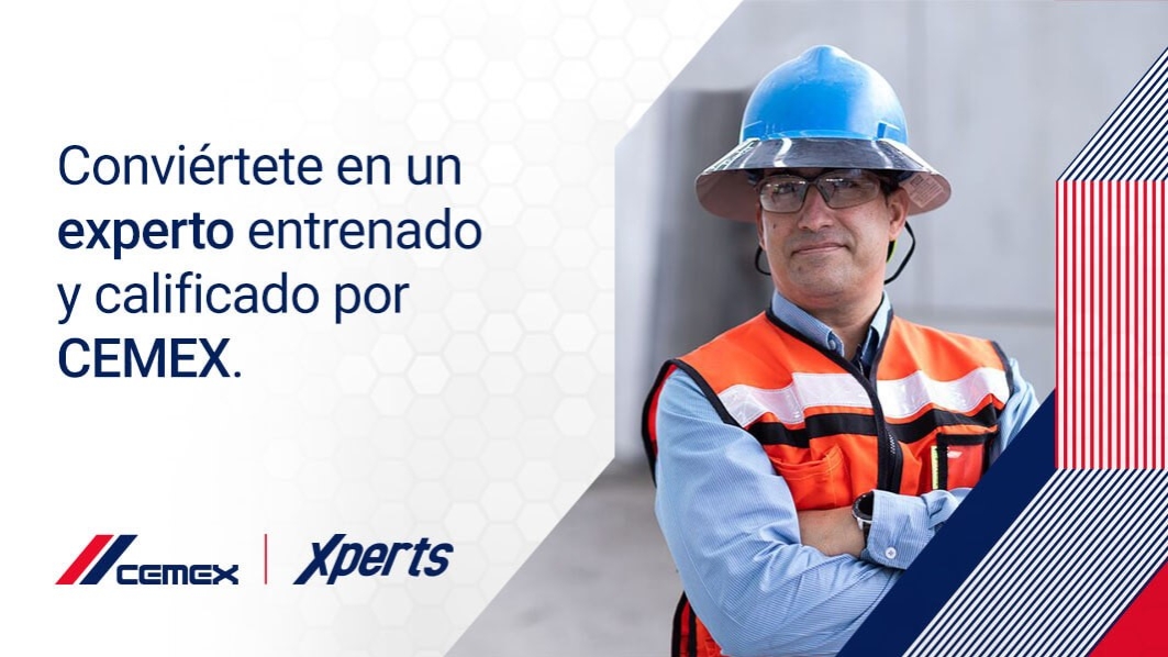 a graphic for CEMEX's Experts campaign