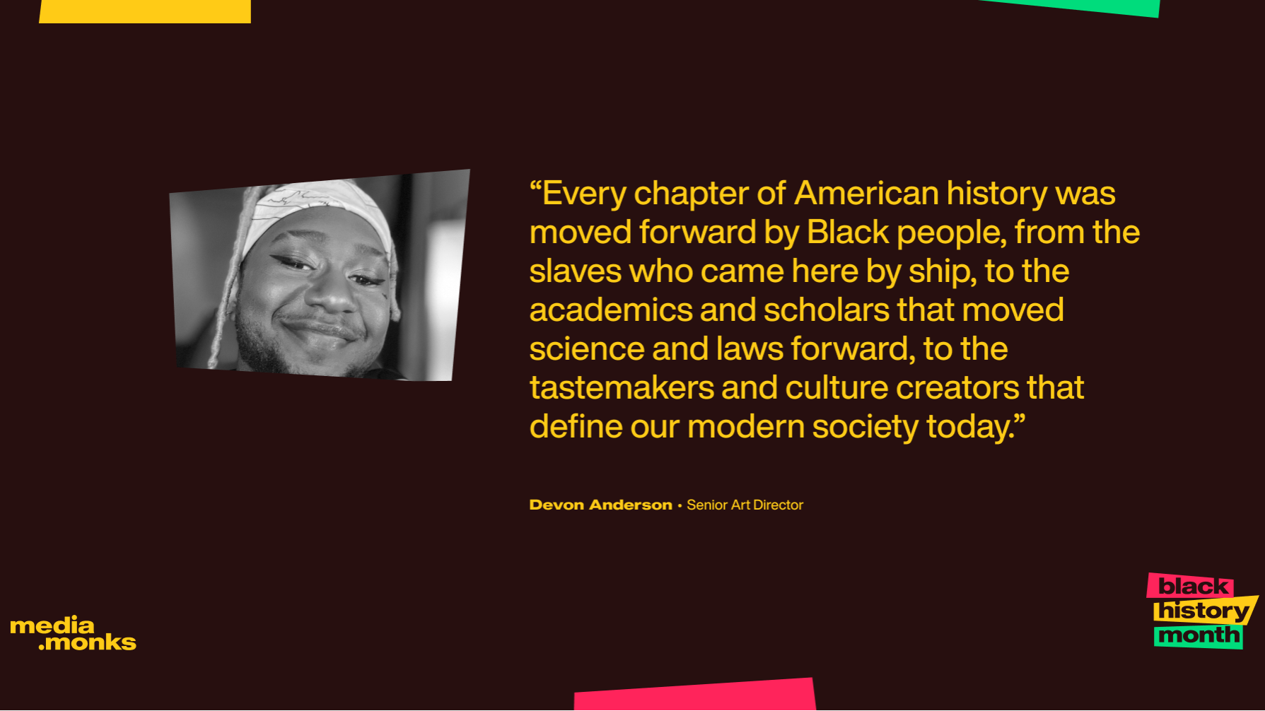 Devon Anderson BHM quote