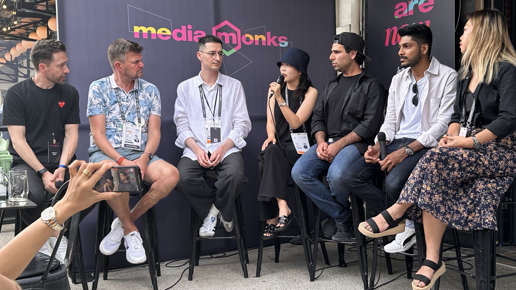 Our NextUp.Monks chatting about the Cannes Festival of Creativity