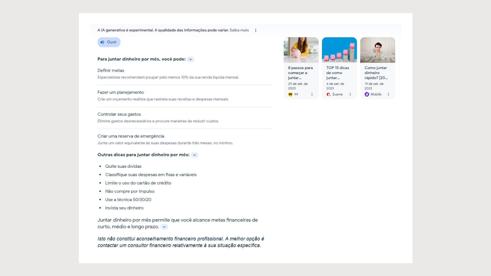 screenshot google search