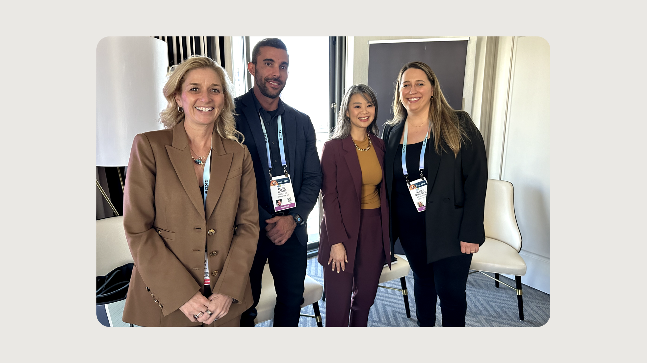 CES brunch with Salesforce, Google and Lenovo