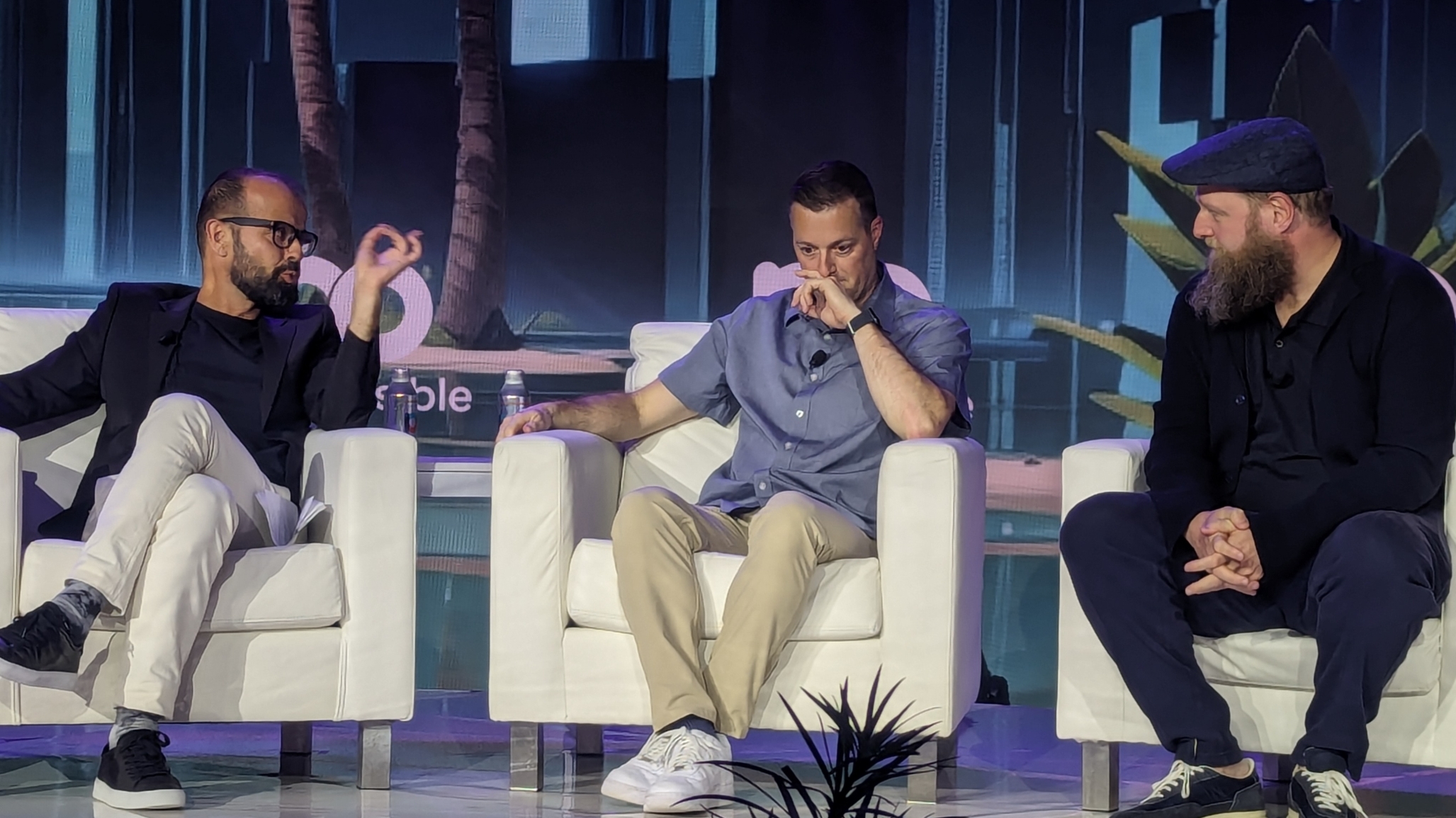 Wesley ter Haar, right, spoke about how brands are implementing AI strategically and at speed.