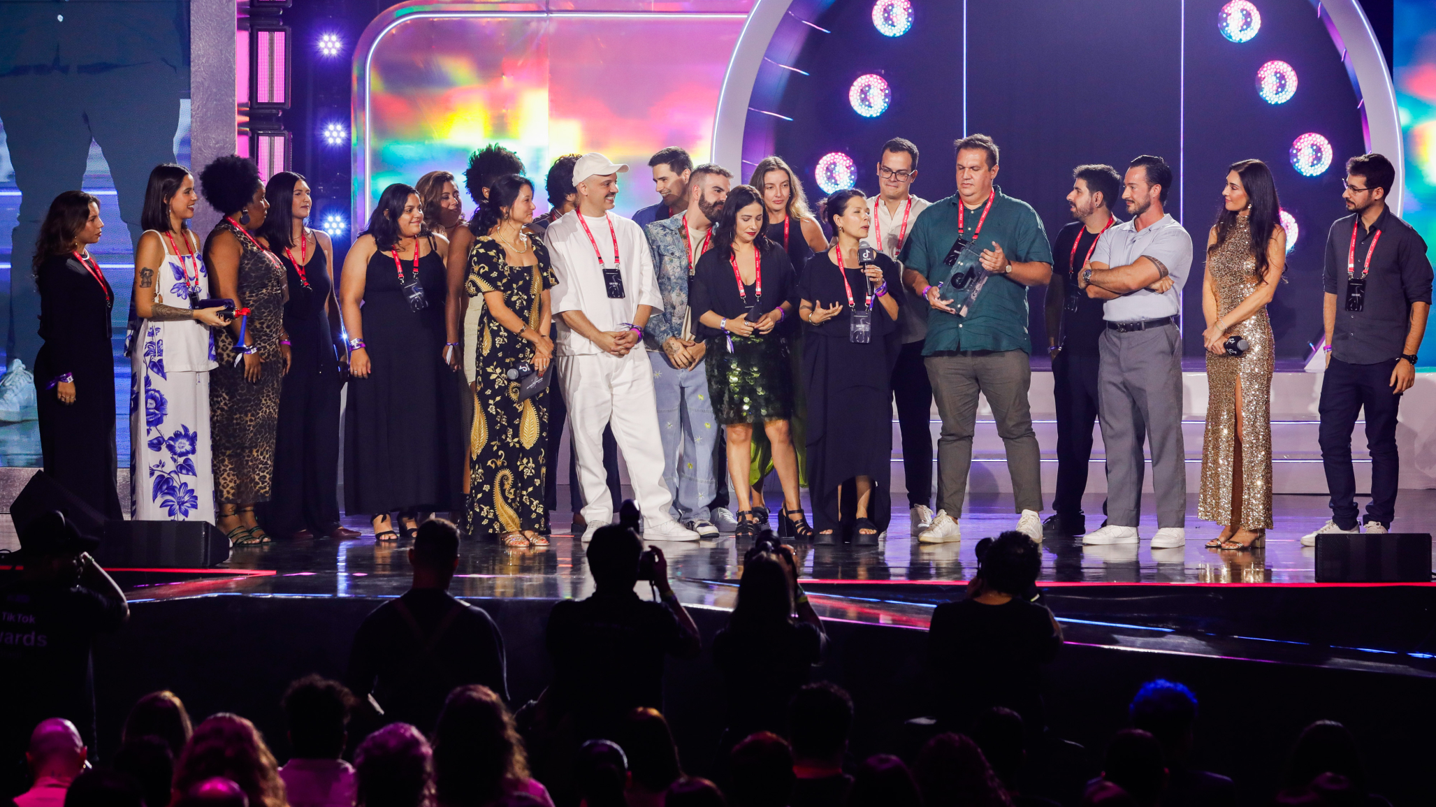 monks on stage at tiktok ad awards