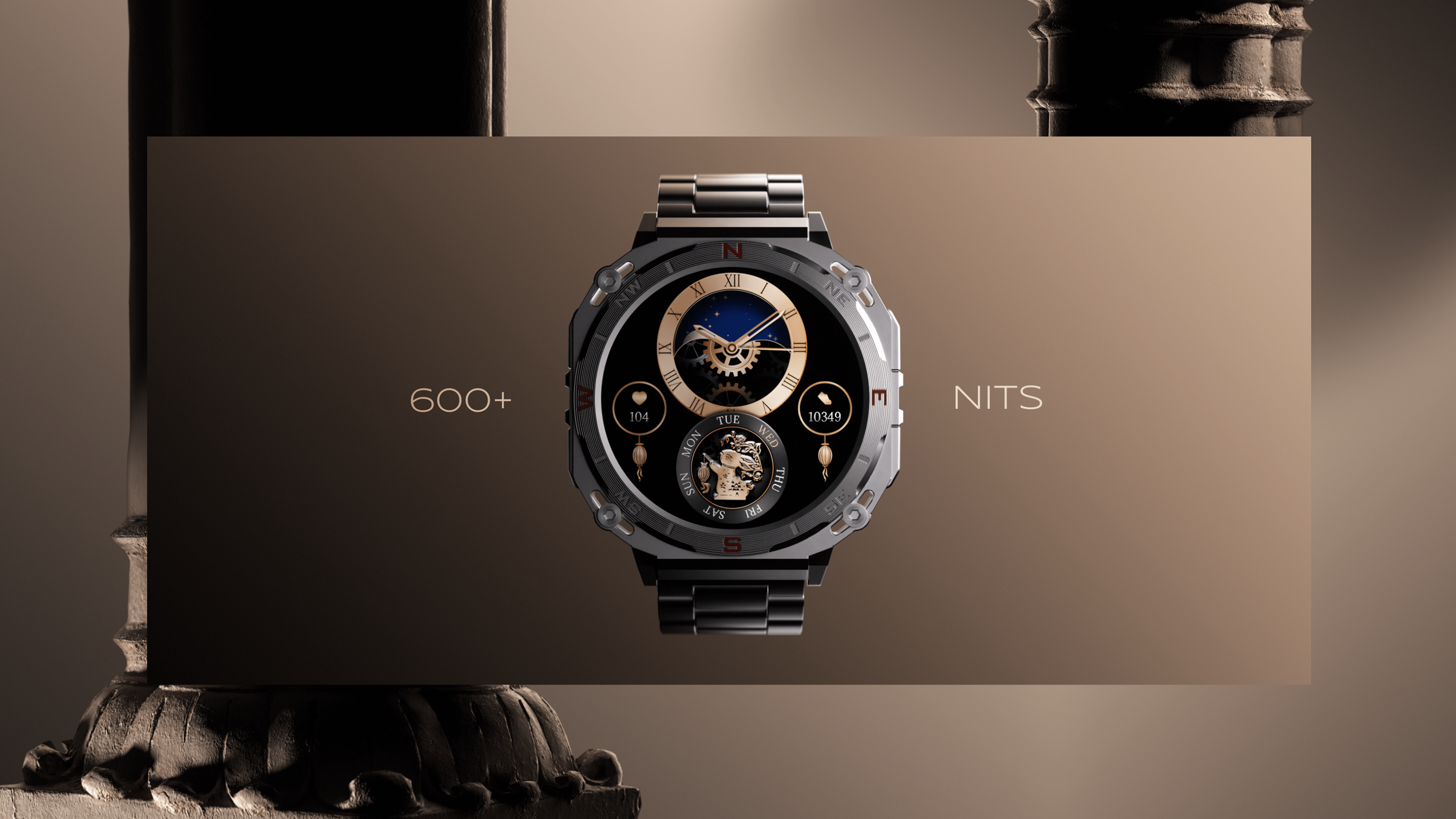 Hyper realistic animation of a boAt_Enigma watch