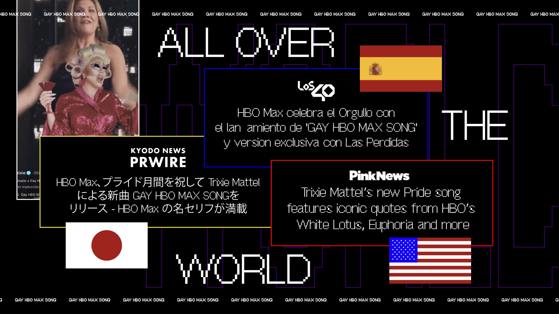 News outlets all over the world picked up the story and helped spread the word of the song and its impact.