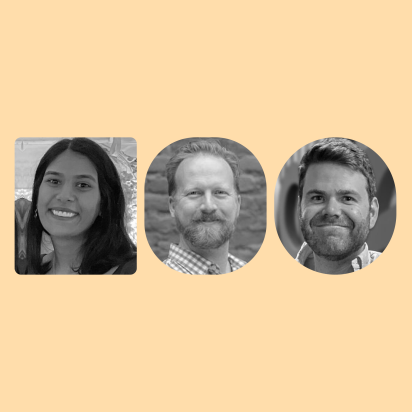 Three speaker headshots