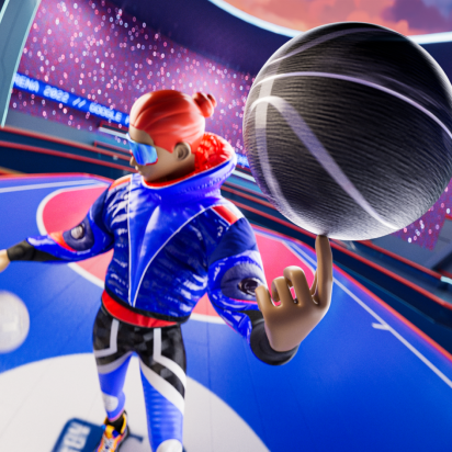Pixel basketball player