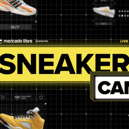 The Mercado Libre Sneaker Cam logo
