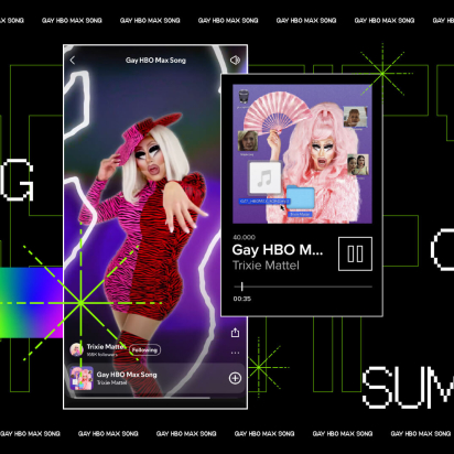 "The Song of Summer" for the Gay HBO Max song on Spotify with the Spotify UI playing the song.