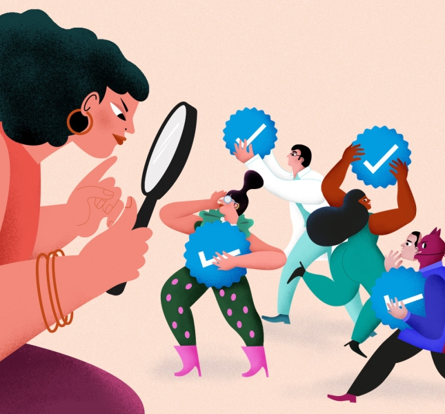 An image that represents the struggle to get verified.