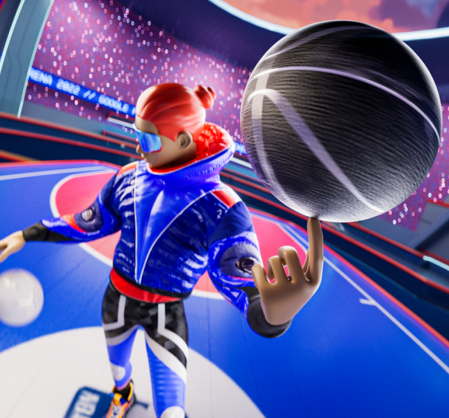 Pixel basketball player