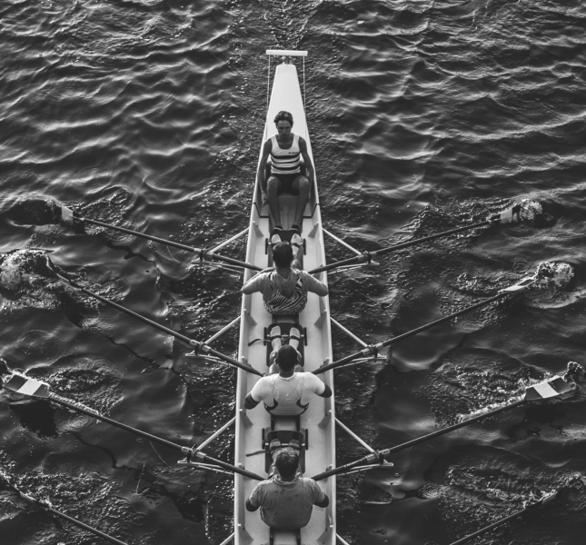 Rowing image to show collaboration