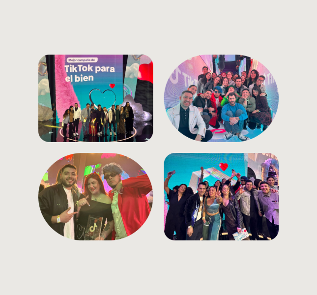 collage of photos of our people at the TikTok Ad Awards