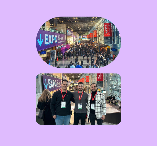 NRF event floor action shots