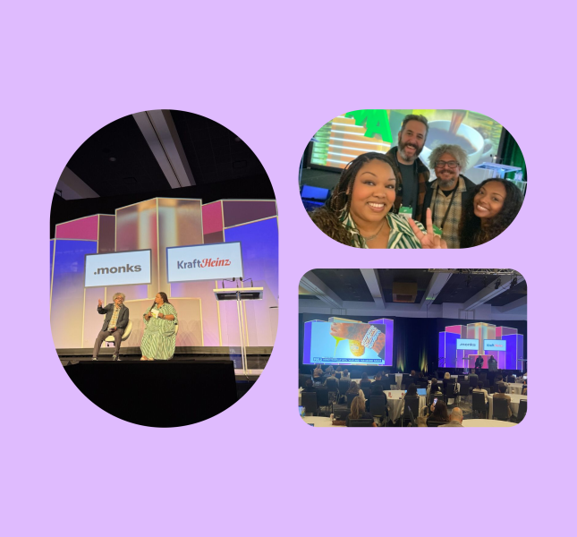 Picture collage of employees at ANA Conference