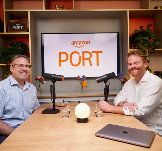 Bryan Sherman, Global EVP of Monks, and Jeff Cohen, Tech Evangelist at Amazon Ads at Amazon Port